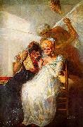 Francisco de Goya Einst und jetzt oil painting